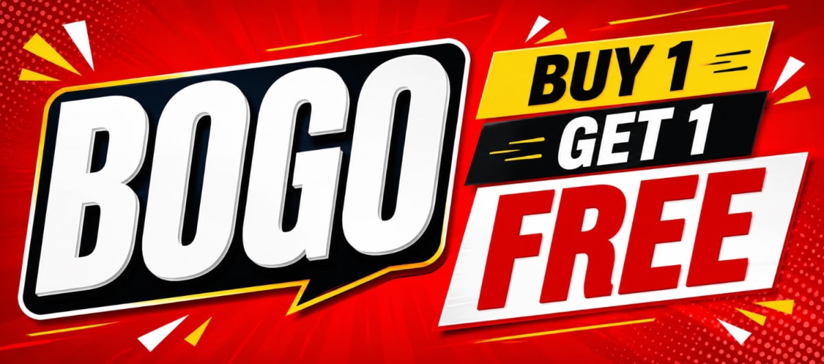 BOGO Deal – Buy 1 Get 1 FREE