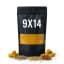 20 Pcs Black Stand Up Zip Lock Pouches with Window Reusable Food Packaging Bags Snack Packaging Bags Coffee Bags Spice Storage Bags 9X14cm