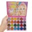 24 Colors Glitter Shimmer Eyeshadow Palette for Women – Highly Pigmented Sparkle Shades with Glue Gel Formula for Long Lasting Vibrant Eye Makeup Looks