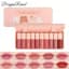 Dragon Ranee Cartoon Mirror Lip Gloss Set of 10 – Cute Shiny Moisturizing Lip Gloss Collection with Built-in Mirror, Long Lasting Glossy Finish for Girls & Teens
