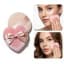 Heart Shaped Face Powder Puff – Soft Loose Powder Makeup Sponge Puff for Smooth & Even Application Compact Beauty Powder Puff for Women & Girls Random Color