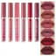 Lipgloss Lipstick Set of 6 Shades – Matte Nude & Cool Colors | Long-Lasting, Waterproof, Non-Sticky Lip Gloss Set for Girls & Women