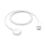 Magnetic Watch Charging Cable Fast USB Charger Cord for Smart Watches Universal Replacement Secure Snap Charging Durable Travel Friendly Design Black Portable Power Cable