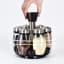 Kitchen Wooden Mini Spoon Holder Premium Bamboo Organizer Stand for Spoons, Forks & Utensils | Round Bamboo Spoon Stand Rack for Kitchen Counter Storage