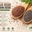 Pack of 2 Chia Seeds & Flax Seeds (Alsi Beej) Combo – High Protein, Fiber & Omega Rich Superfood for Weight Loss