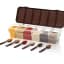 Plastic 6 Section Kitchen Storage Box with 6 Spoons – Spice Container Masala Box Organizer for Seasonings, Herbs, Dry Fruits & Kitchen Storage