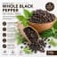 Premium Black Pepper 100g – Whole Kali Mirch Peppercorns with Bold Heat, Strong Aroma & Natural Flavor for Cooking, Seasoning & Marinades