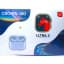 Premium Crown i60 7in1 Ultra Smartwatch Bundle Featuring Wireless Earbuds and 7 Interchangeable Straps with Magnetic Charger and High Definition Bluetooth Calling for Boys and Girl