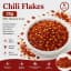 Natural Red Chili Flakes 25g Crushed Dried Chilies Bold Heat & Vibrant Color for Pizza, Pasta & Snacks Strong Aroma Everyday Cooking Spice Flavor Enhancer