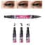 Yanqina 36H 2 in 1 Stamp Eyeliner – Waterproof Long Lasting Black Eyeliner Marker with Wing Stamp & Precision Tip for Perfect Winged Eye Makeup
